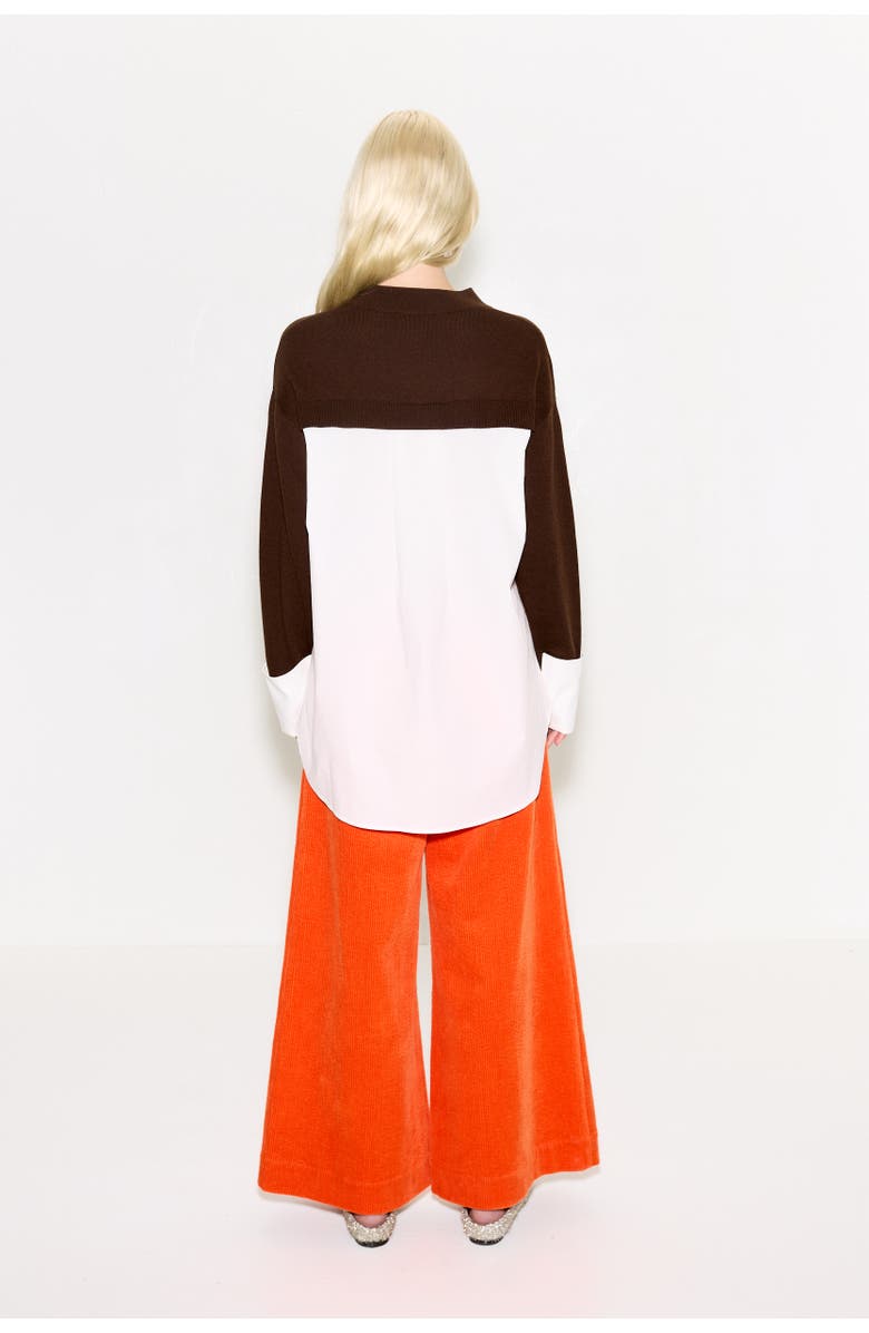 SIMONMILLER Pip Poplin Combo Sweater, Alternate, color, 