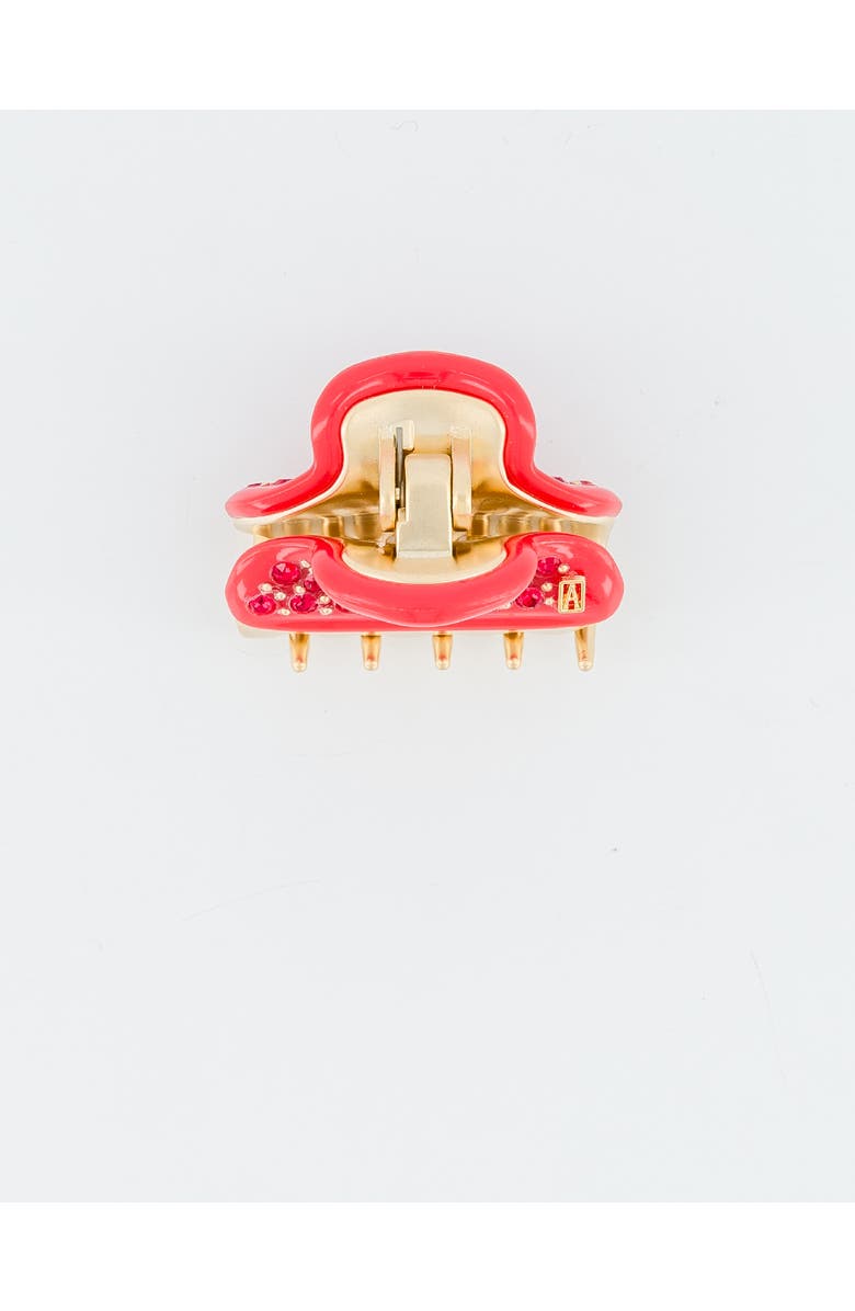 Alexandre de Paris Vendome Small Crystal Hair Claw Clip, Alternate, color, Beige