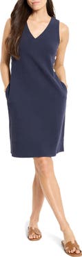 NIC+ZOE Sleeveless Side Button A-line Dress