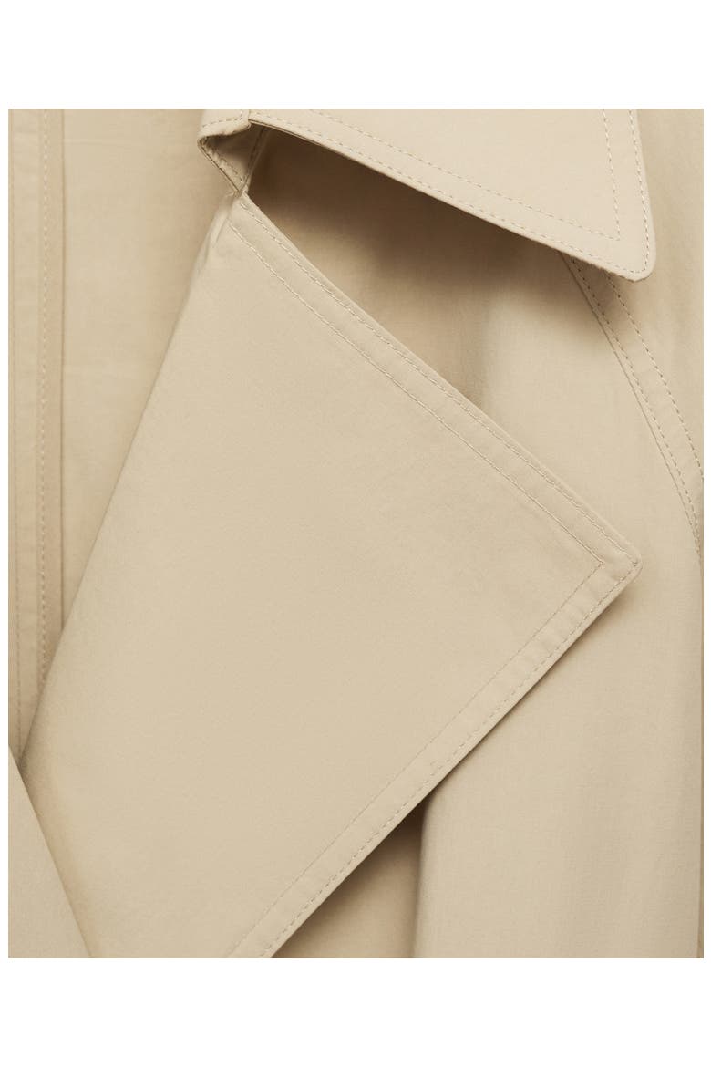 Cotton Trench Coat, Alternate, color, BEIGE