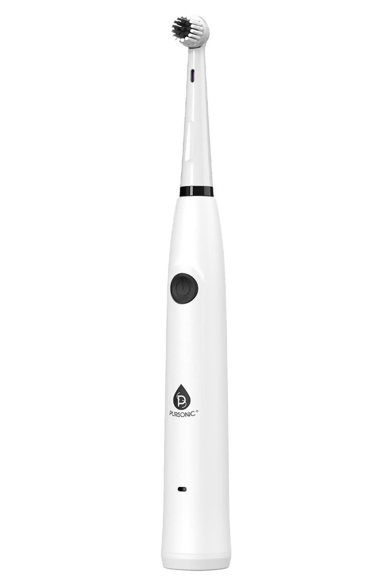 x Mario Lopez USB Rechargeable Electric Toothbrush, Alternate, color, WHITE