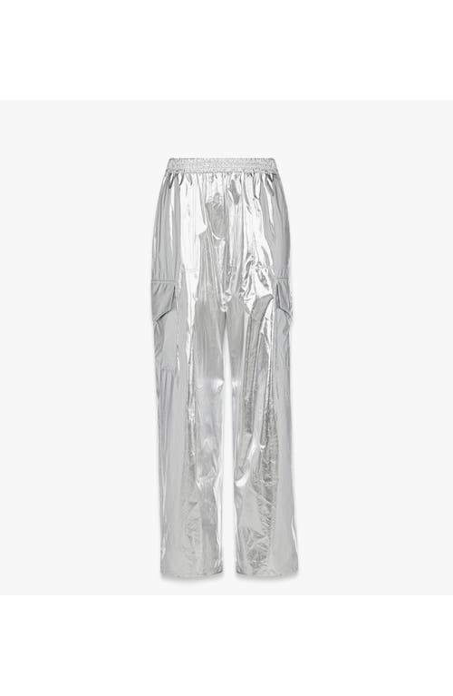 Mcm Cargo Pants In Silver