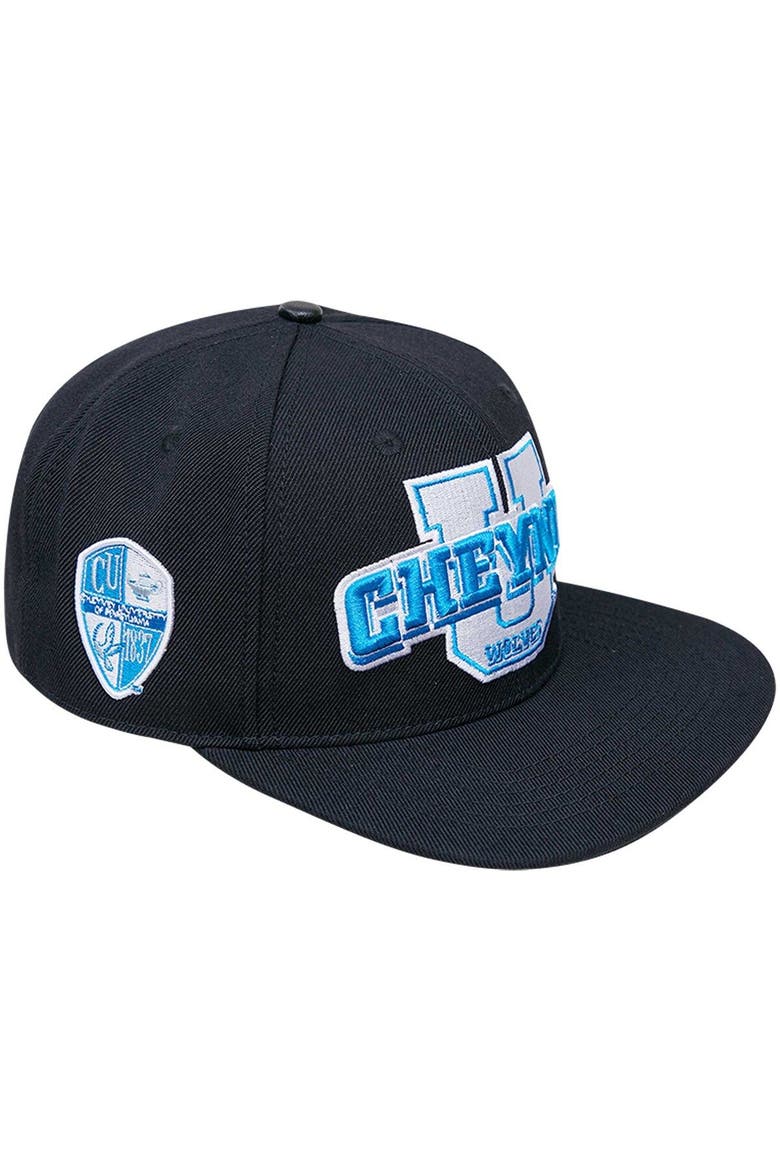 Men's Pro Standard Black Cheyney Wolves Arch Over Logo Evergreen Snapback Hat, Main, color, Black