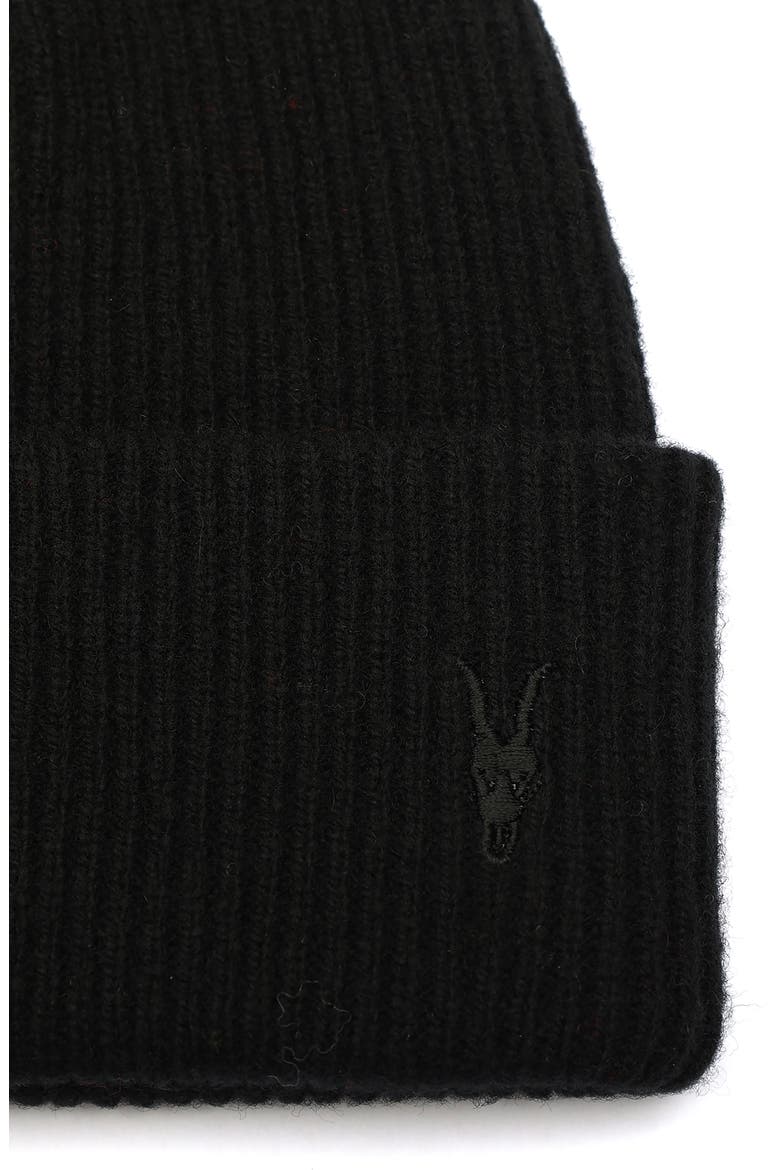 Ramskull Wool Beanie, Alternate, color, BLACK