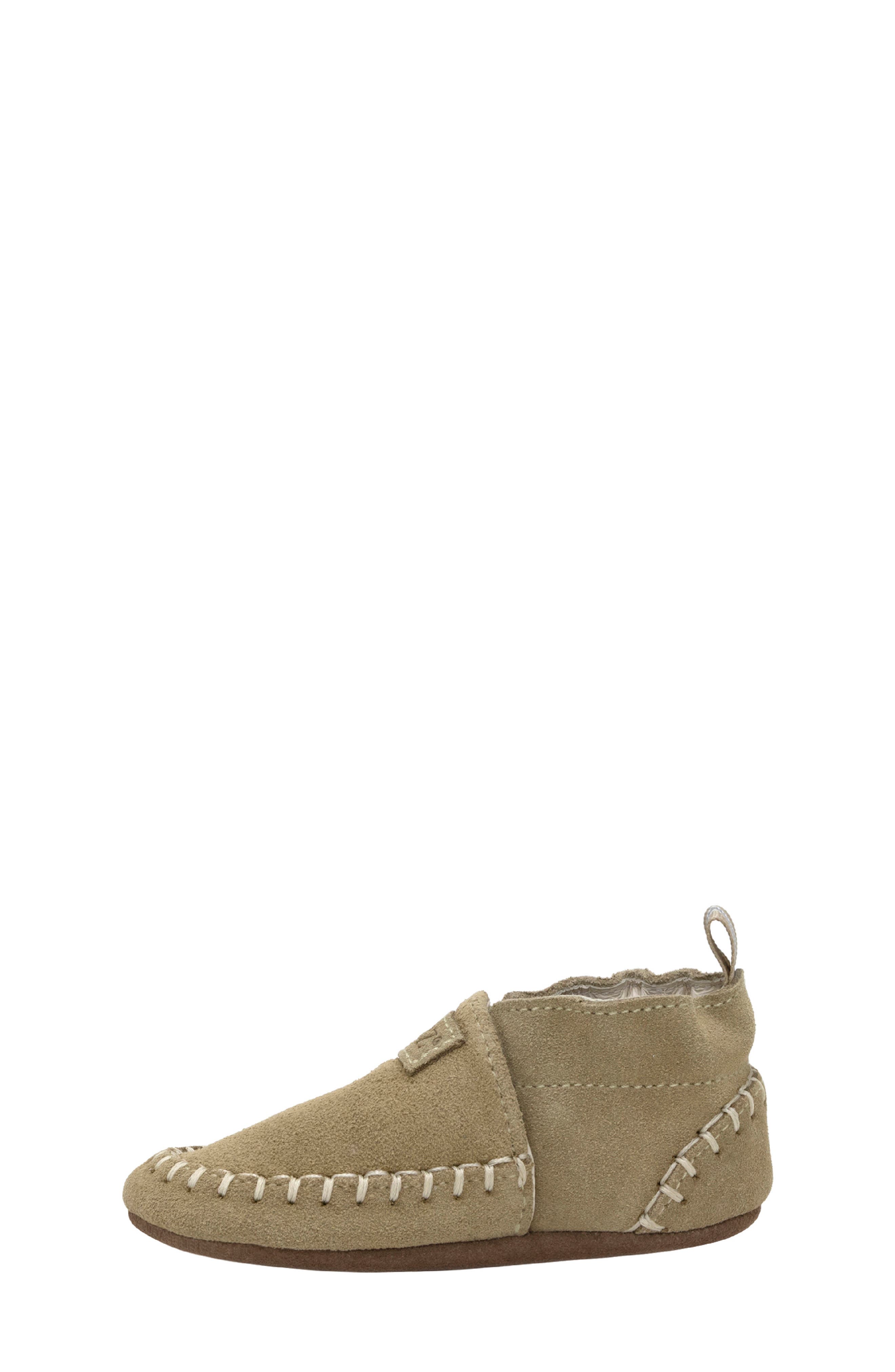 Kids' Suede Moccasin, Alternate, color, TAN