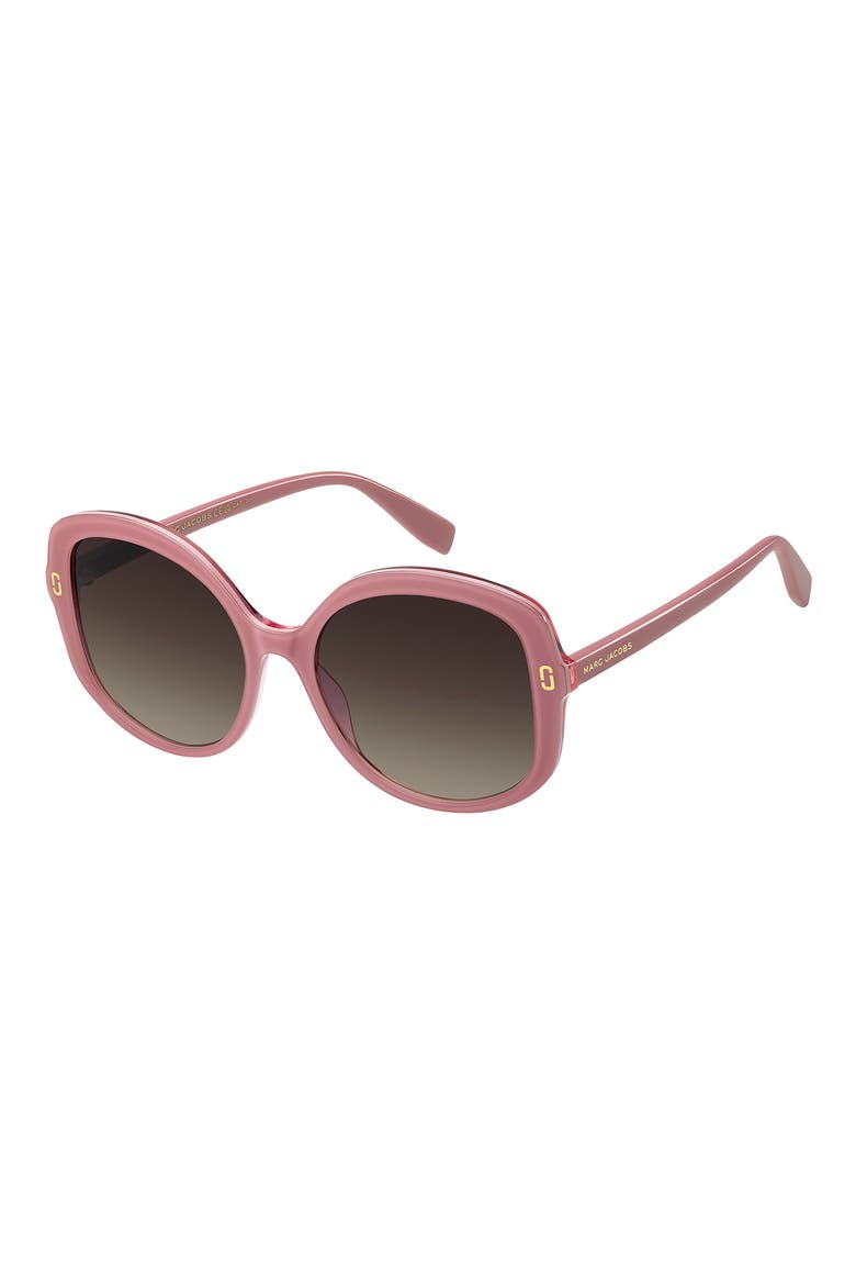 56mm Gradient Round Sunglasses, Alternate, color, 035J-HA