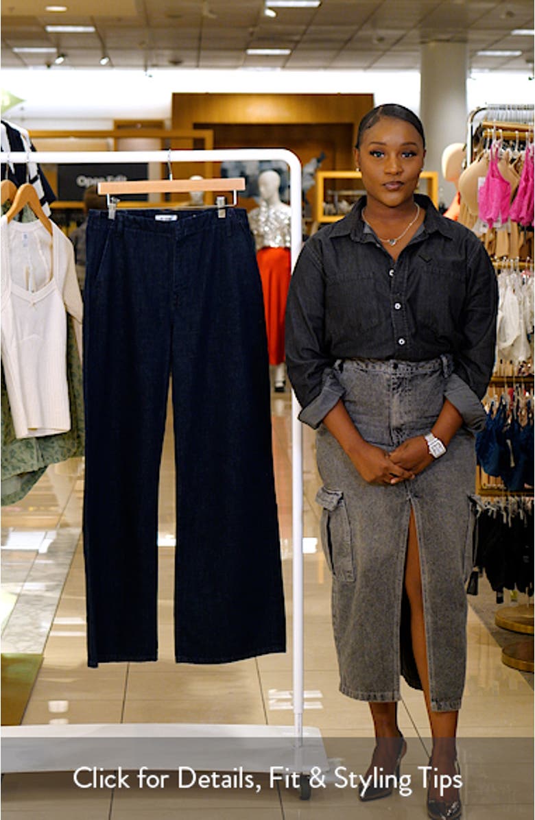 Wide Leg Trouser Jeans, sales video thumbnail