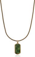 Mr. Ettika Men's Dog Tag Necklace