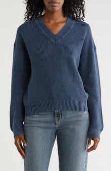 Tommy Bahama Indigo Palms Cotton V-Neck Sweater