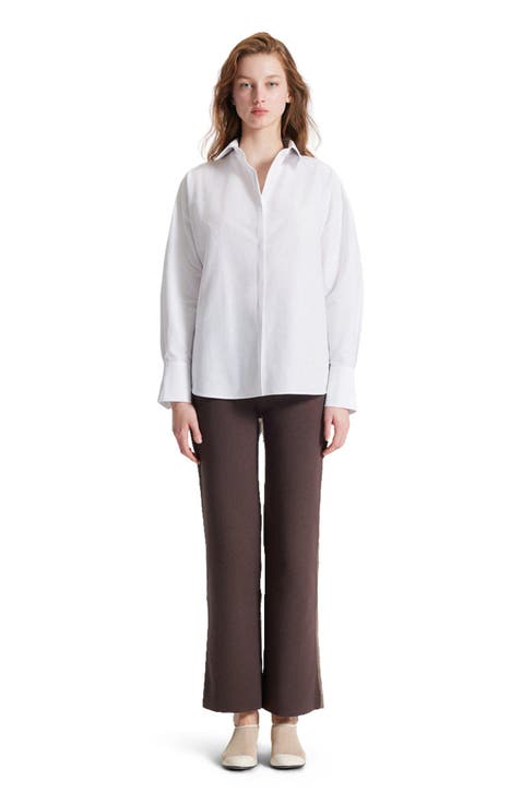 Echo Print Back Banker Shirt