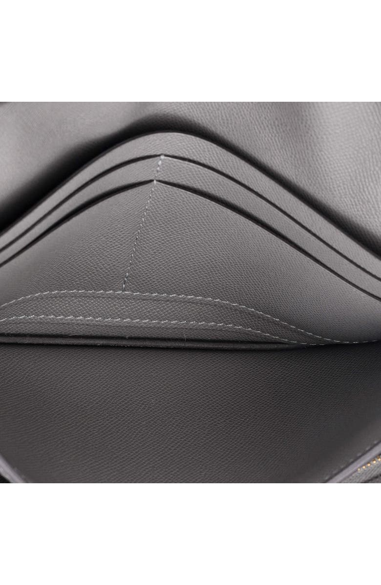Pre-Owned Hermes Kelly Pocket Wallet Madame Long, Alternate, color, Gris Meyer