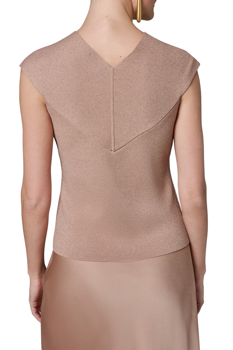 Crisscross Metallic Tank, Alternate, color, UMBRIA ROSE GOLD
