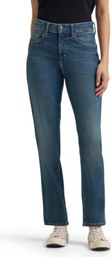 Lee Rider™ Ever Fit Mid Rise Slim Straight Leg Jeans
