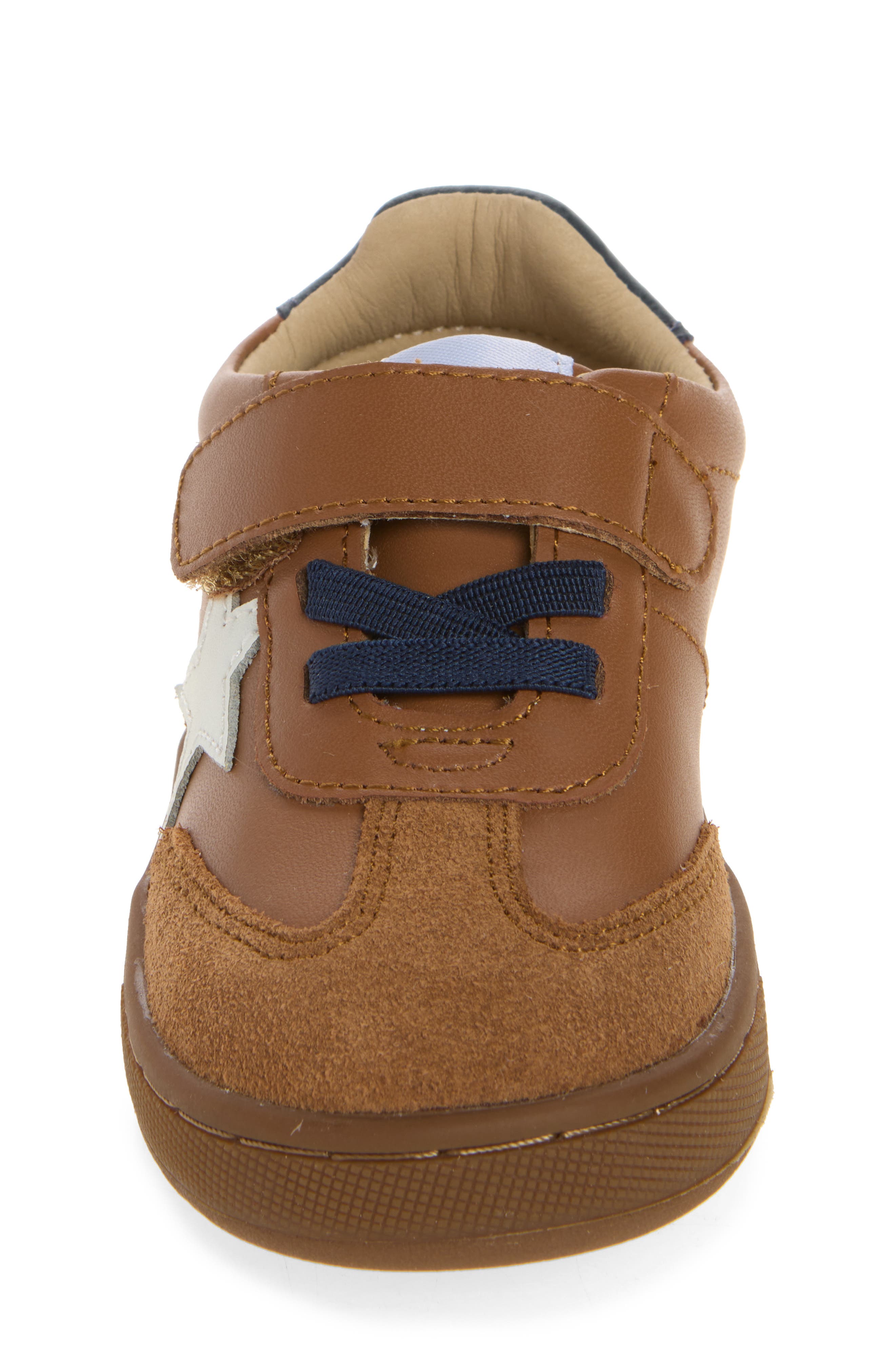 Kids' Retro Platinum Sneaker, Alternate, color, TAN / NAVY / WHITE