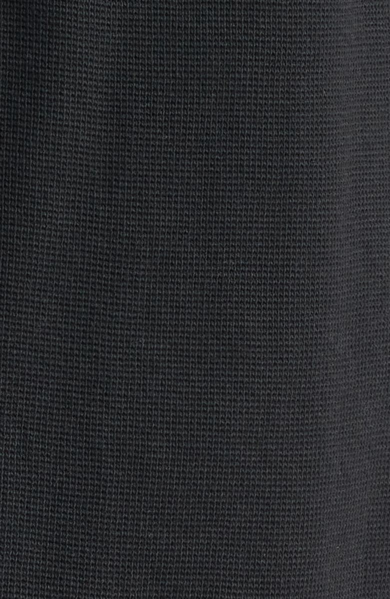 Nordstrom Seaport Knit Cotton Drawstring Shorts, Alternate, color, Black