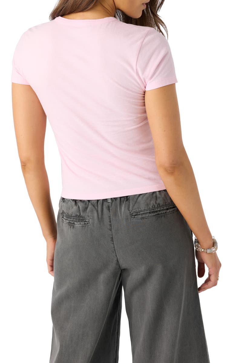 O'Neill At Dusk Embroidered Cotton Crop T-Shirt, Alternate, color, 