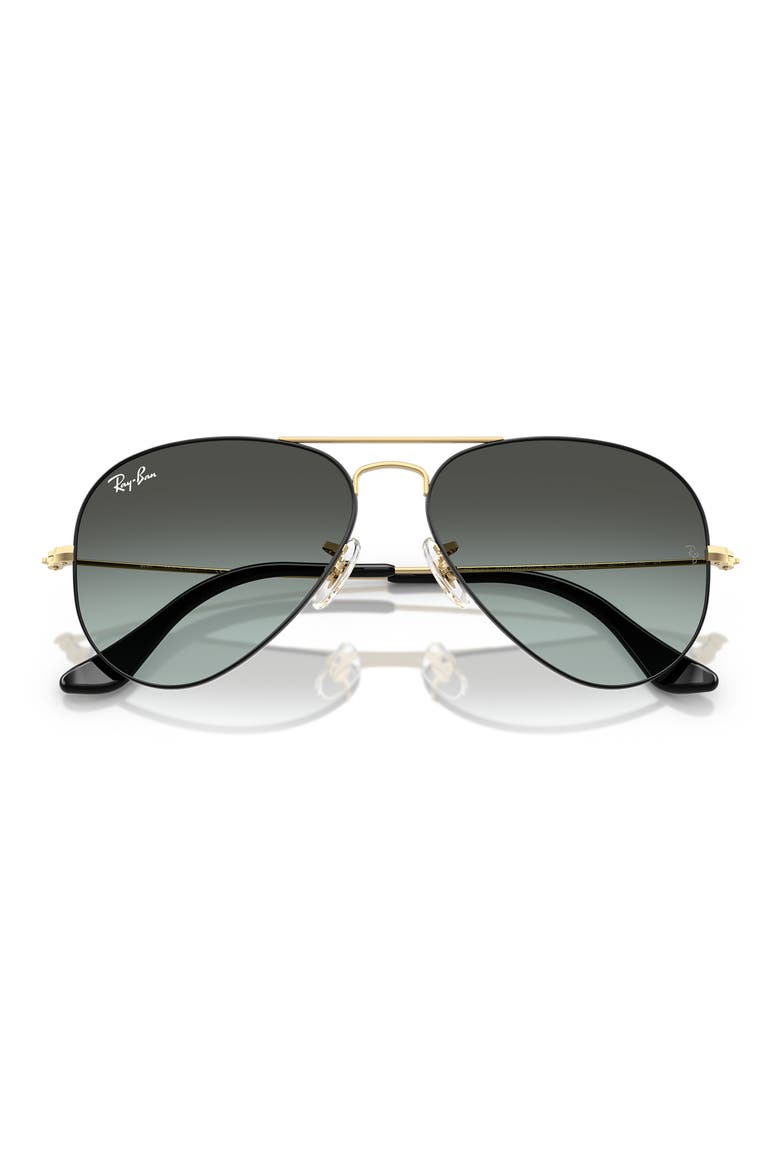 Original 62mm Aviator Sunglasses, Alternate, color, BLK GRAD