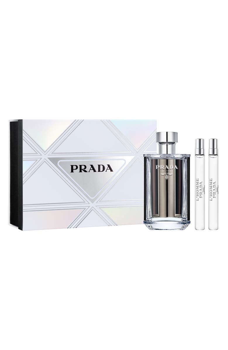 Prada L'Homme Prada Eau de Toilette Set USD $178 Value, Main, color, 