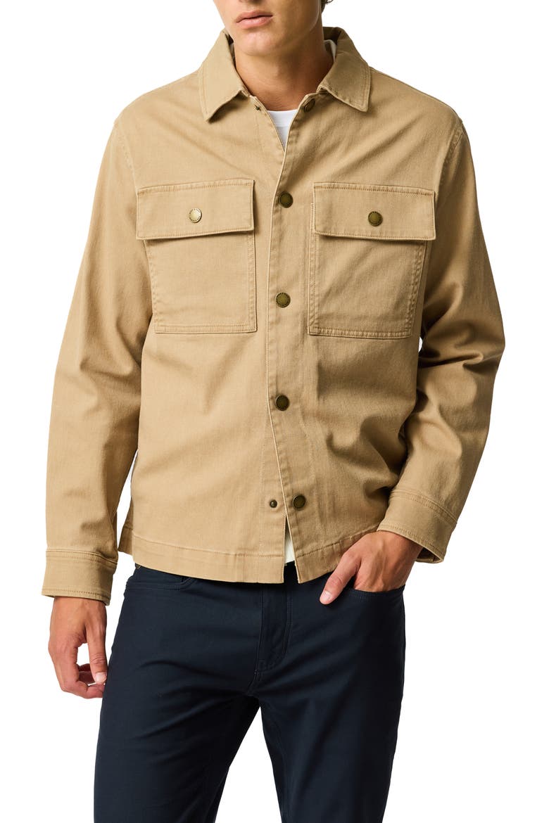 Four Rivers Stretch Cotton Jacket, Main, color, SADDLE
