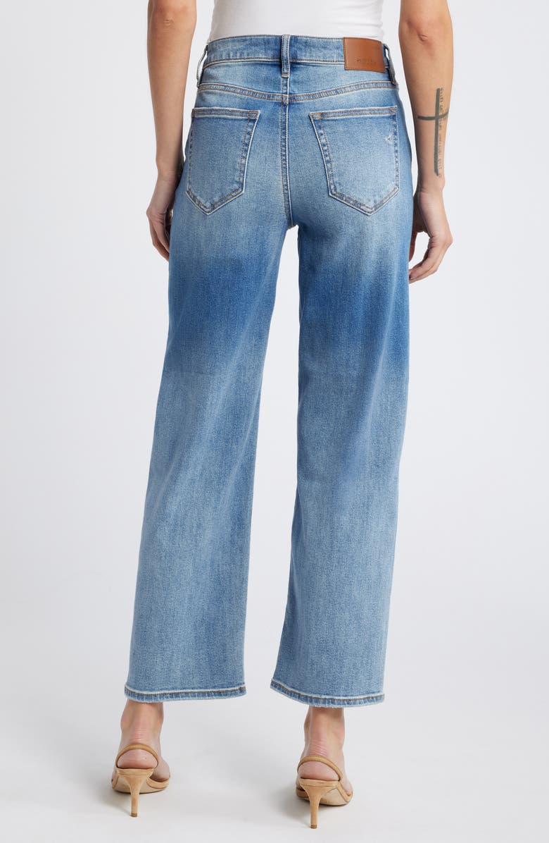 HIDDEN JEANS Clean Stretch Wide Leg Jeans, Alternate, color, Medium Wash