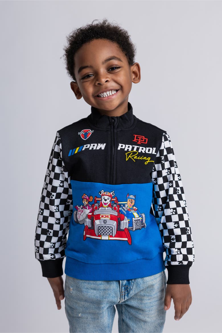 Fleece Sweatshirt, Alternate, color, Paw Patrol Teal Black