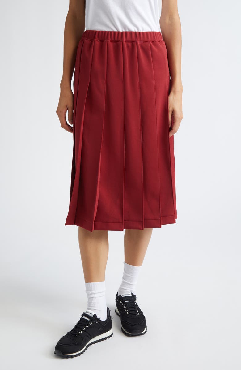 Comme des Garçons Girl Pleated Jersey Skirt, Main, color, 