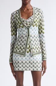 Missoni Metallic Lace Stitch Cardigan