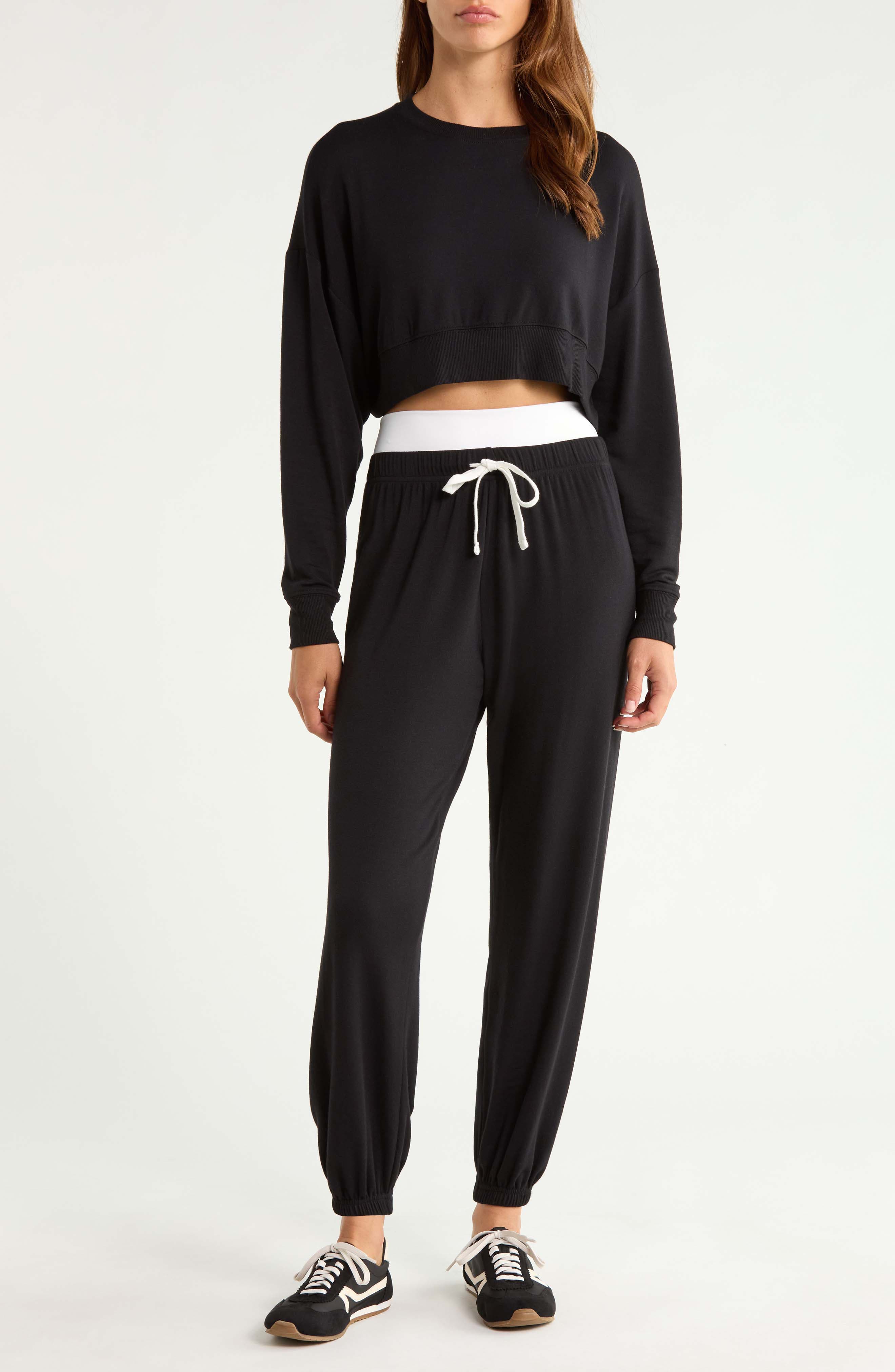 SPLITS59 Andie Dual Waist Sweatpants (Women) | Nordstrom