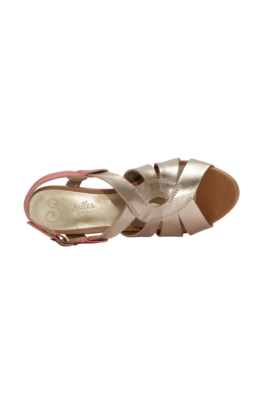 'Squeak' Sandal, Alternate, color, ROSE GOLD
