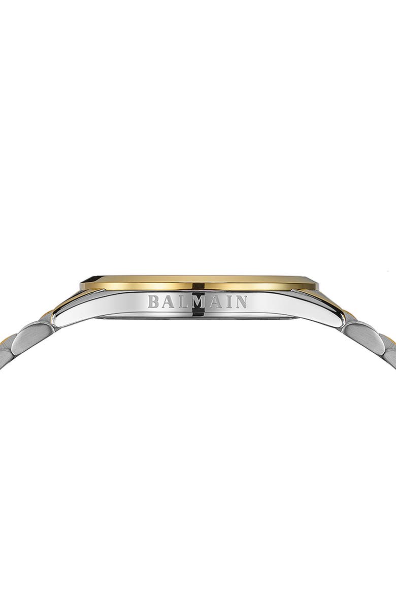BALMAIN WATCHES Classic R Bracelet Watch, 41mm, Alternate, color, Two Tone/ Grey