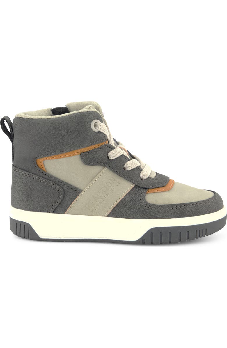 Kenneth Cole Kids' Cyril Amir High Top Sneaker, Alternate, color, Grey