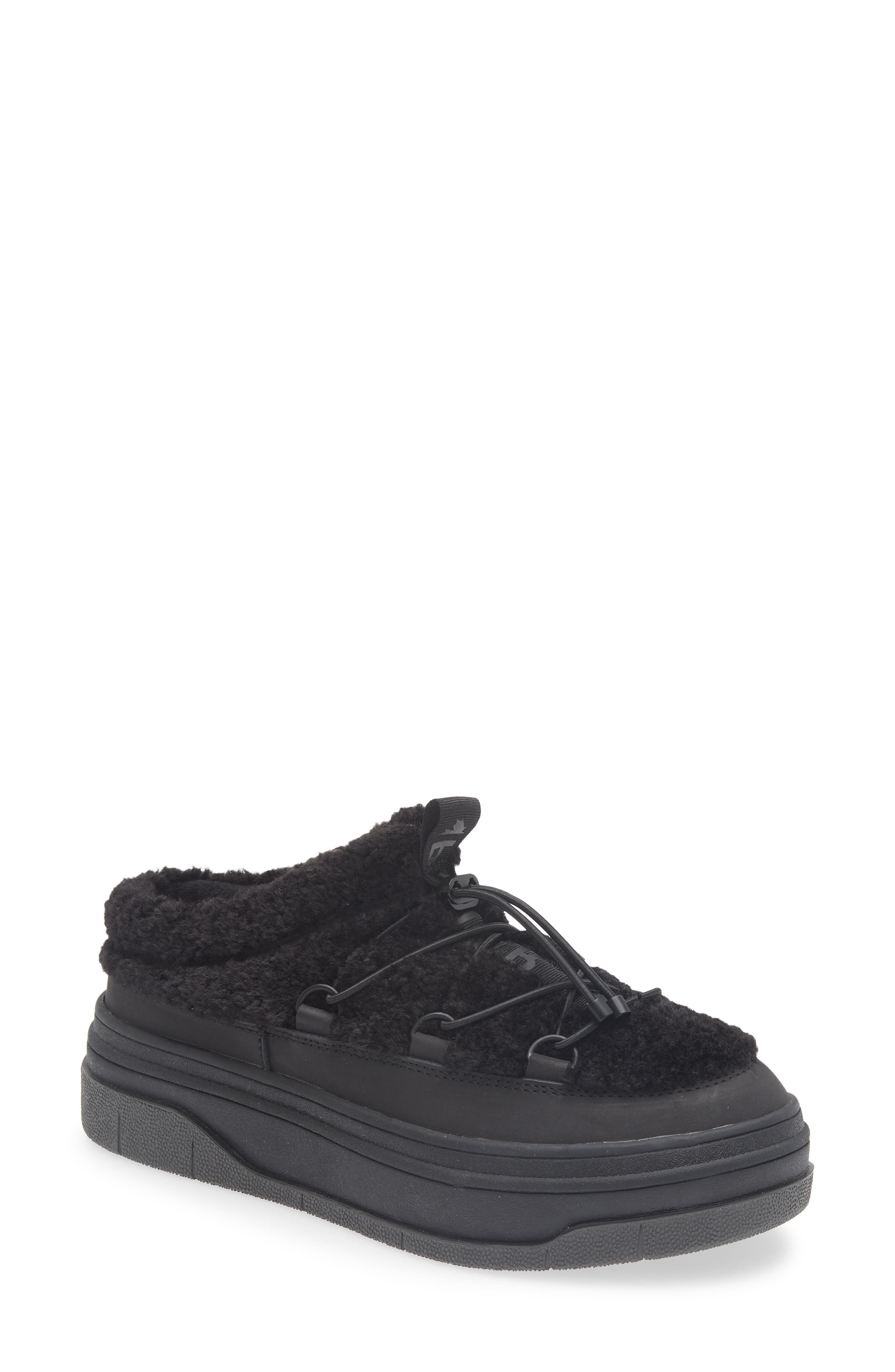 Pajar Jules Waterproof Platform Sneaker Mule, Main, color, Black