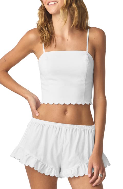 Scallop Crop Camisole