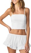 Florence by Mills Scallop Crop Camisole