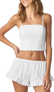 Florence by Mills Scallop Crop Camisole