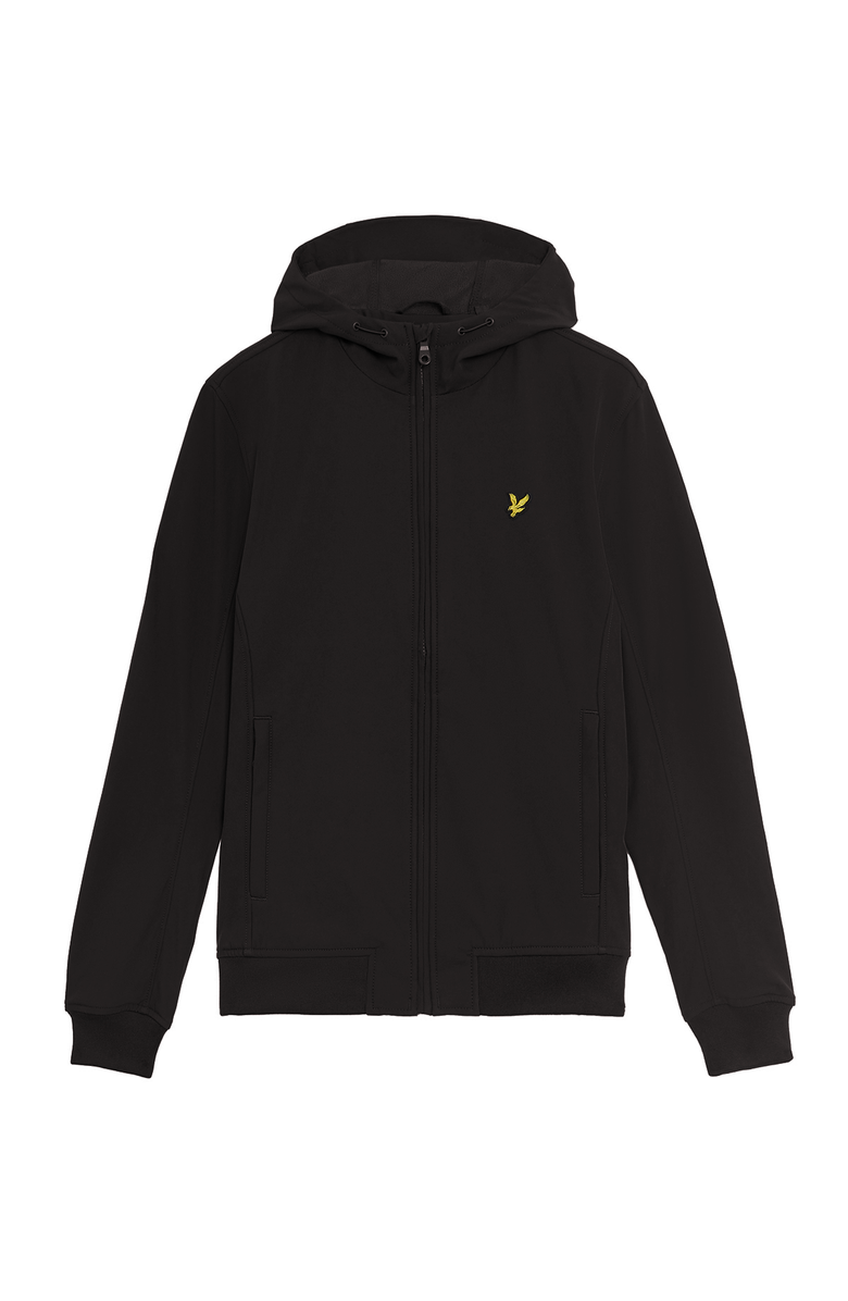Lyle & Scott Fleece Back Softshell Jacket, Alternate, color, Jet Black