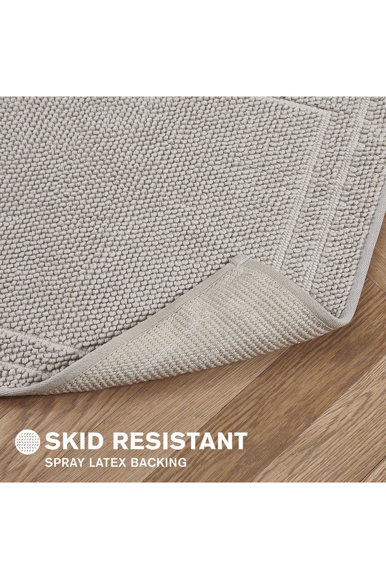 Luxe Looped Cotton 2-Piece Bath Mat Set, Alternate, color, Antarctica Gray