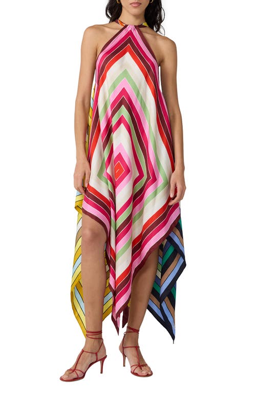 Diane von Furstenberg Harley Silk Scarf Dress in Dorian Scarf Multi at Nordstrom, Size Large