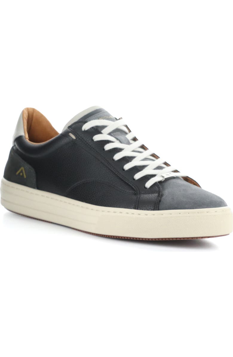 Ambitious 12403 Low Top Sneaker, Main, color, Grey/ Black Leather