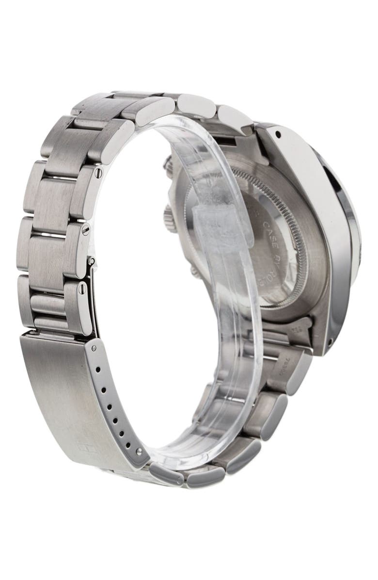 Watchfinder & Co. Tudor Preowned 1994 Oysterdate Chronograph Automatic Bracelet Watch, 40mm, Alternate, color, Black