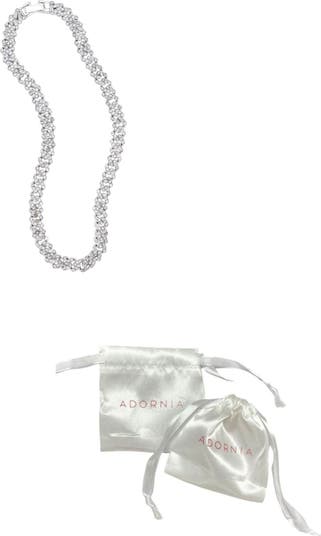 Crystal Pavé Curb Link Chain Anklet