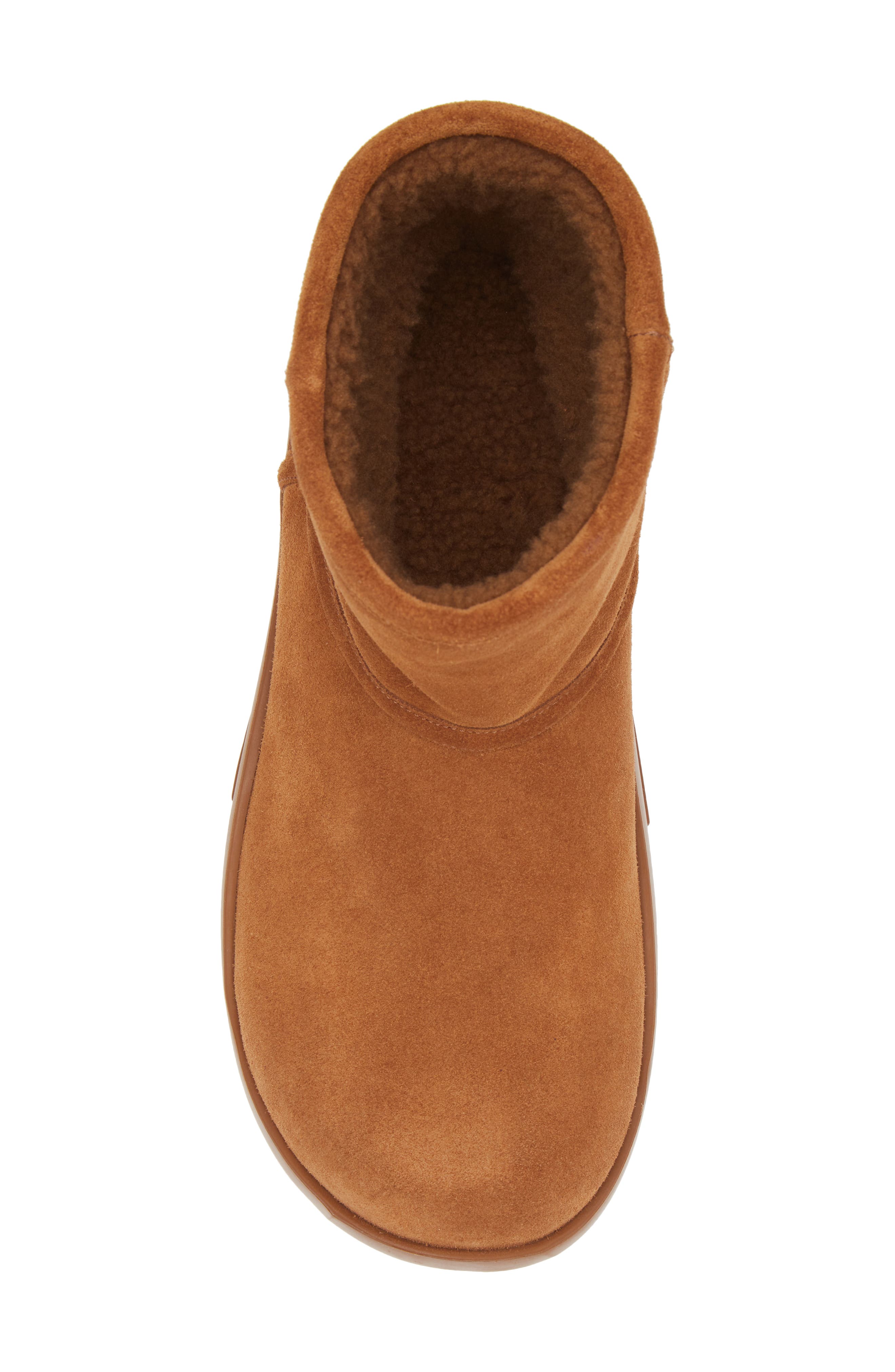 Bottega Veneta Snap Genuine Shearling Ankle Boot, Alternate, color, 