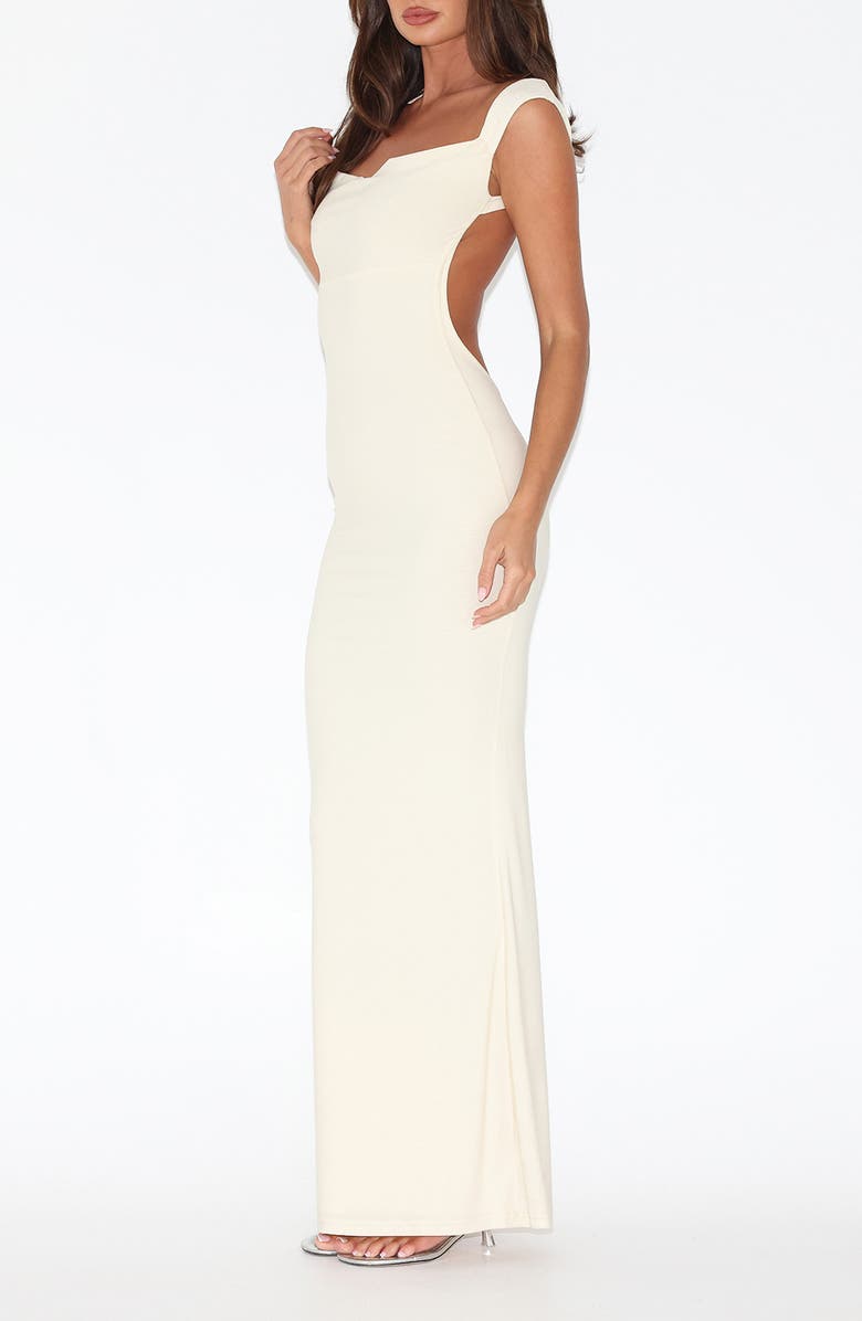 Tiger Mist Morana Evening Dress, Alternate, color, Butter Yellow