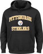 FANATICS Men's Fanatics  Black Pittsburgh Steelers Big & Tall Heart & Soul Hoodie