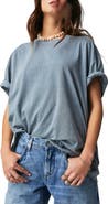 Free People Nina Crewneck Cotton T-Shirt