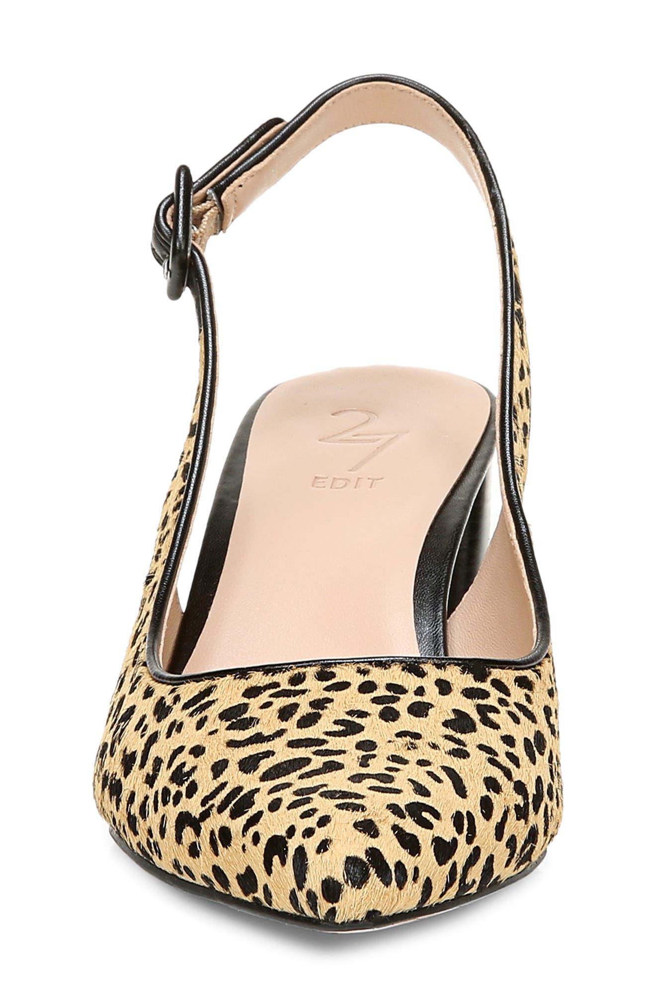 27 Edit Meera Slingback Pump, Alternate, color, NUDE LEOPARD