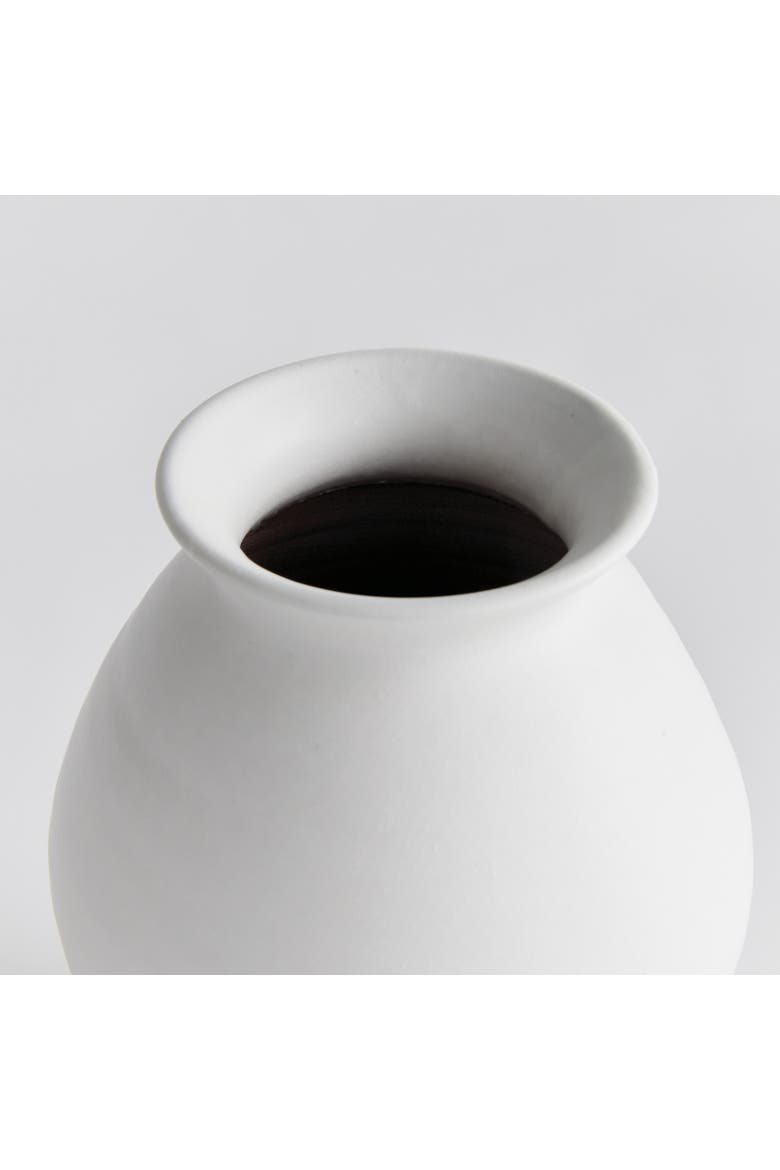 Mirela Vase, Alternate, color, White