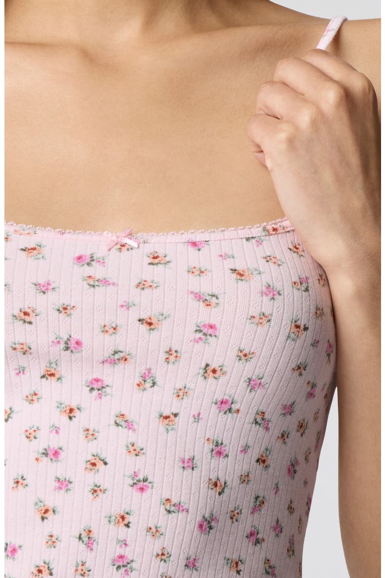 Cotton Blend Pajamas, Alternate, color, PETITE JARDIN PINK
