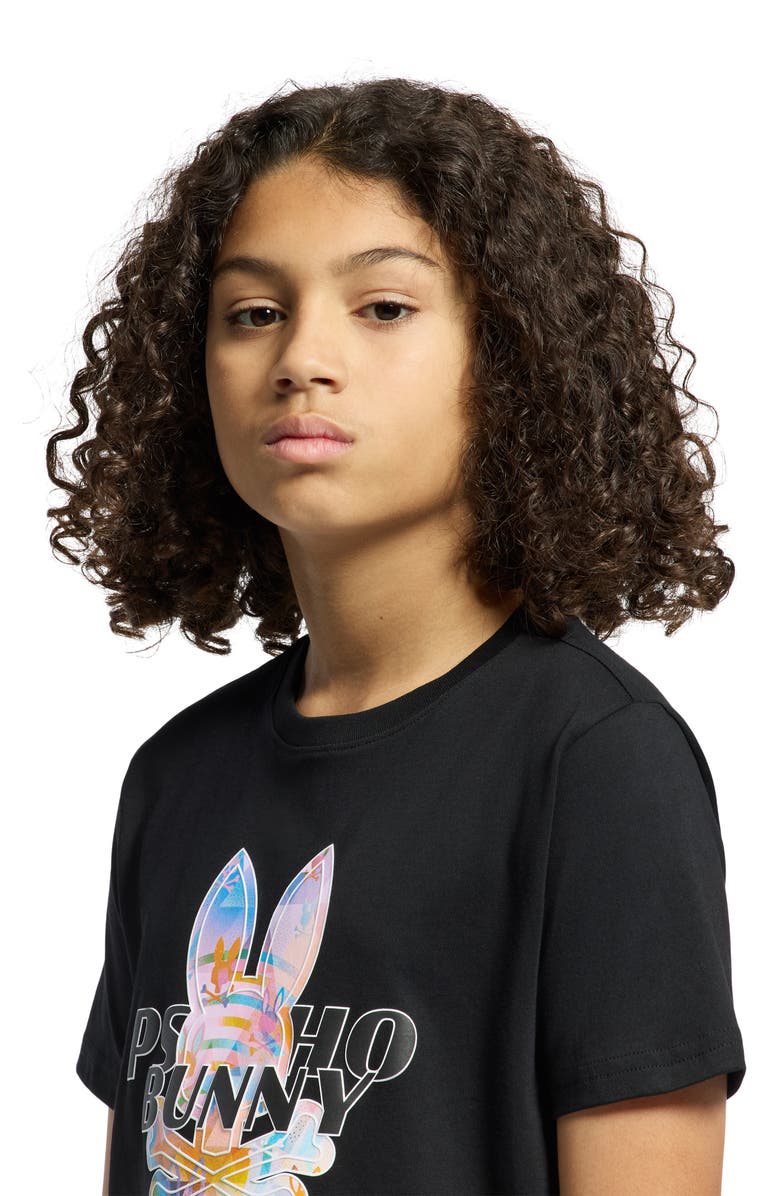 Psycho Bunny Kids' Milos Cotton Graphic T-Shirt, Alternate, color,