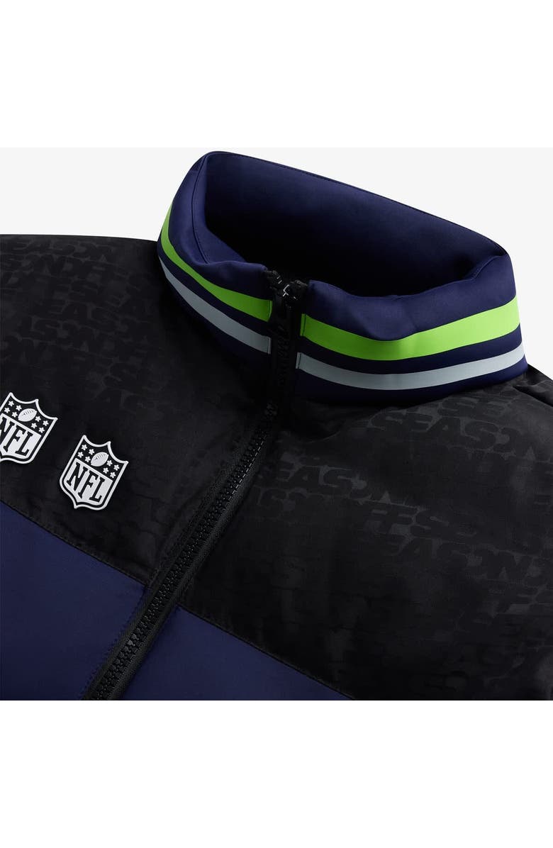 Off Season Unisex College Navy Seattle Seahawks Team Puffer Jacket, Alternate, color, College Navy